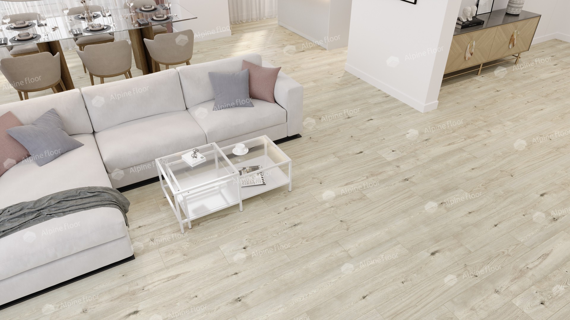 Ламинат "Alpine Floor" Дуб Гамбург (1285*192*8 мм) — купить в Нижнем Новгороде