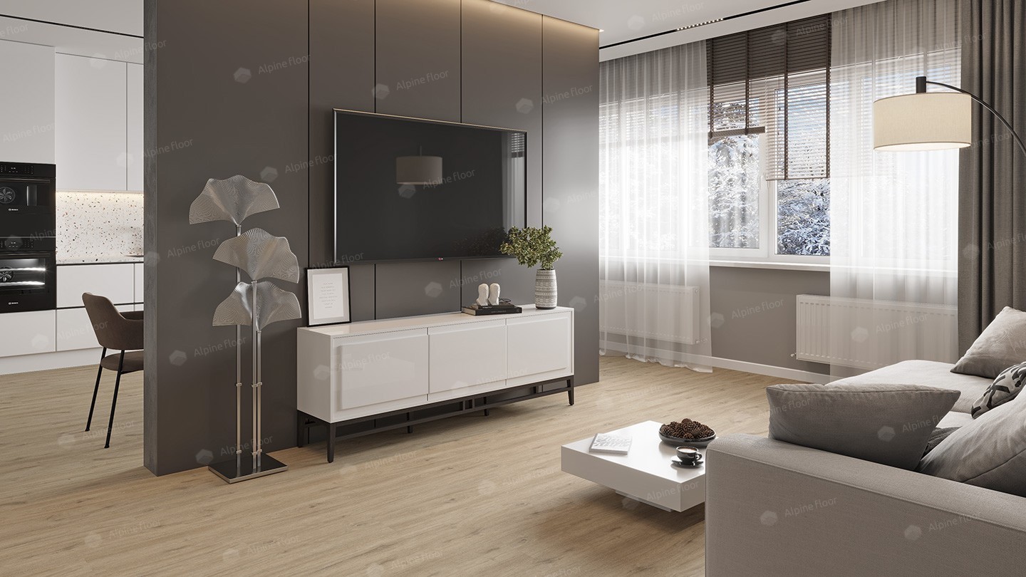 SPC ламинат "Alpine Floor" Анданте (1220*183*3,5 мм) — купить в Нижнем Новгороде