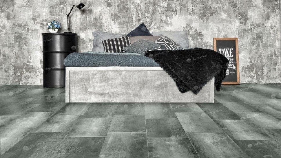 Виниловая плитка "Alpine Floor" Light Stone Корнуолл (608*303*2,5 мм)