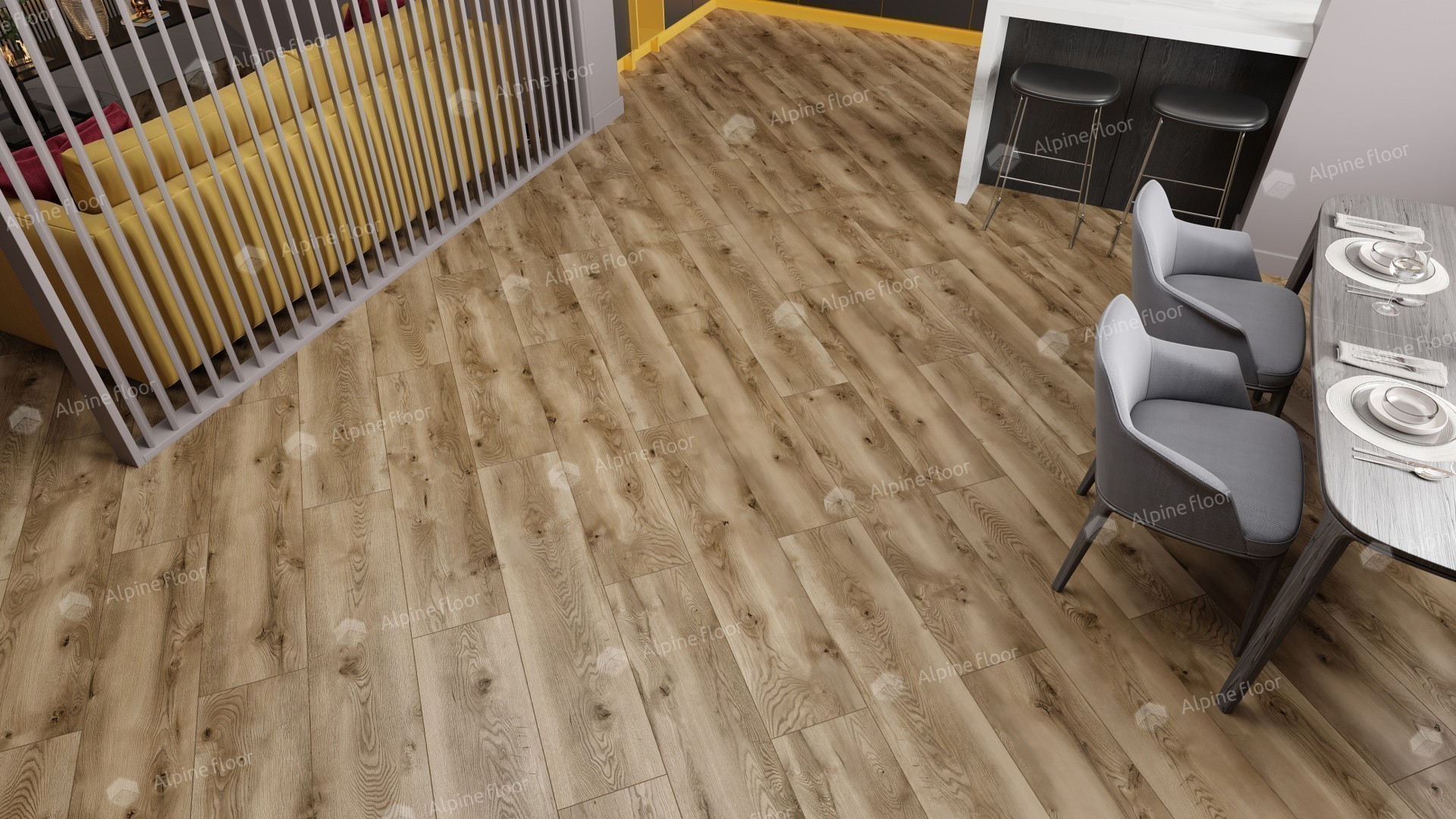 Ламинат "Alpine Floor" Дуб Комо (1285*280*8 мм) — купить в Нижнем Новгороде