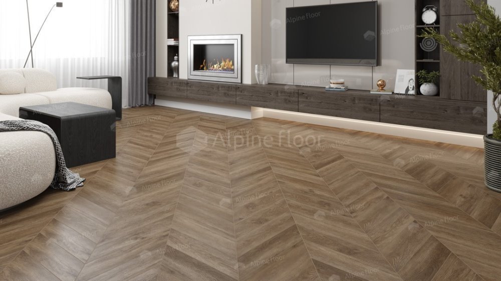 LVT плитка "Alpine Floor" Макадамия (555*127*2,5 мм) — купить в Нижнем Новгороде