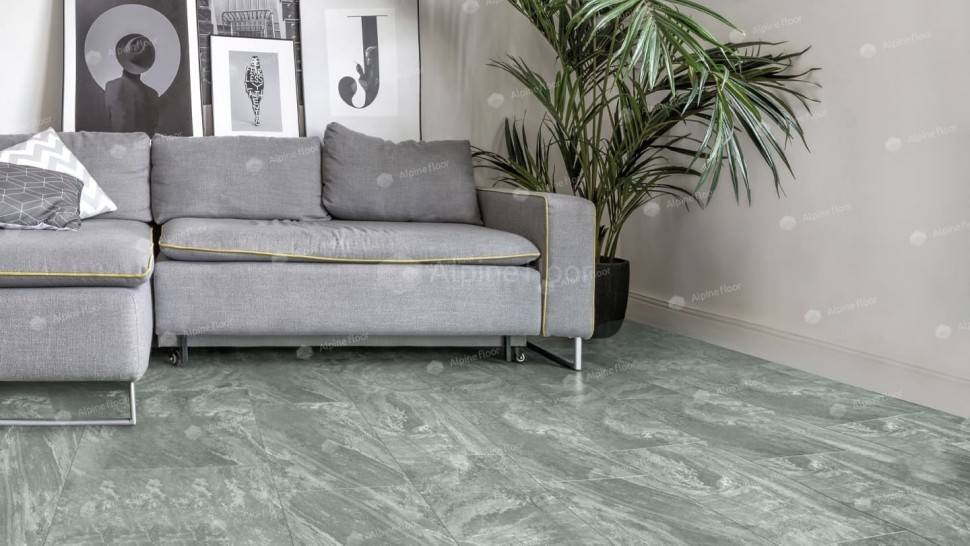 Виниловая плитка "Alpine Floor" Light Stone Хэмпшир (608*303*2,5 мм)