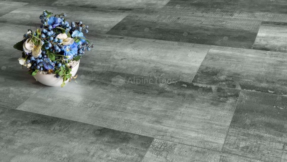 Виниловая плитка "Alpine Floor" Light Stone Корнуолл (608*303*2,5 мм)